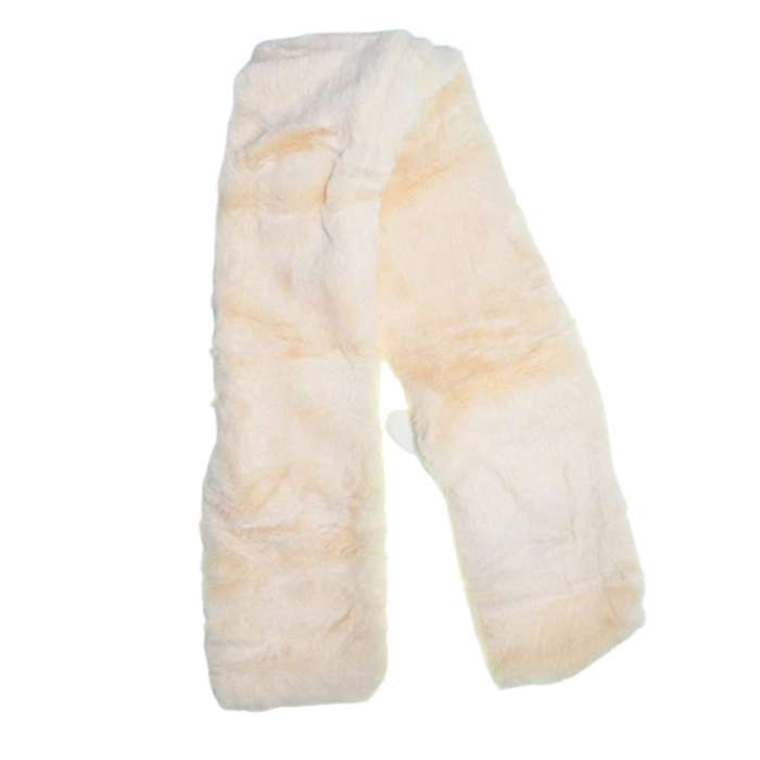 Fular pufos, pentru fete, Mini Junior F1711C4, Crem [2]