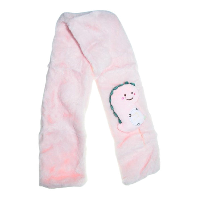 Fular pufos, pentru fete, Mini Junior F1711R, Roz [2]