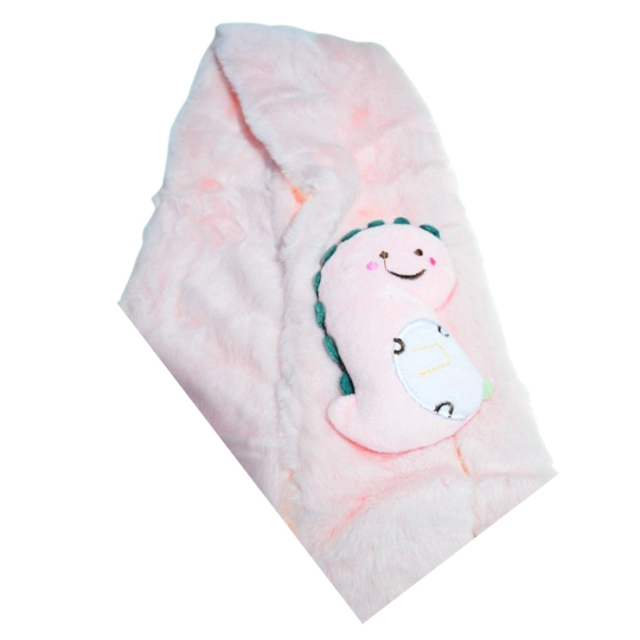 Fular pufos, pentru fete, Mini Junior F1711R, Roz [4]