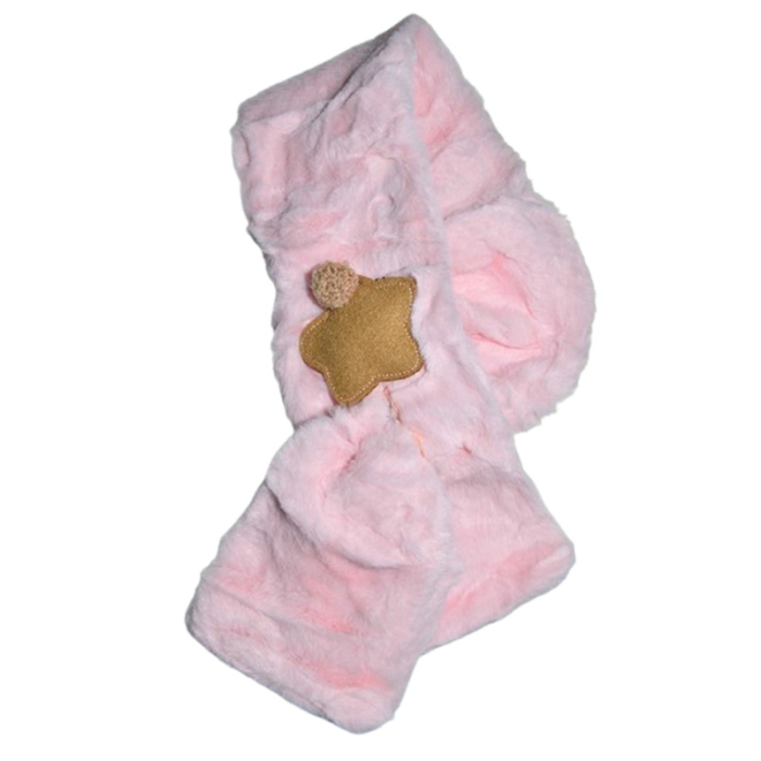 Fular pufos, pentru fete, Mini Junior F1711R3, Roz [1]