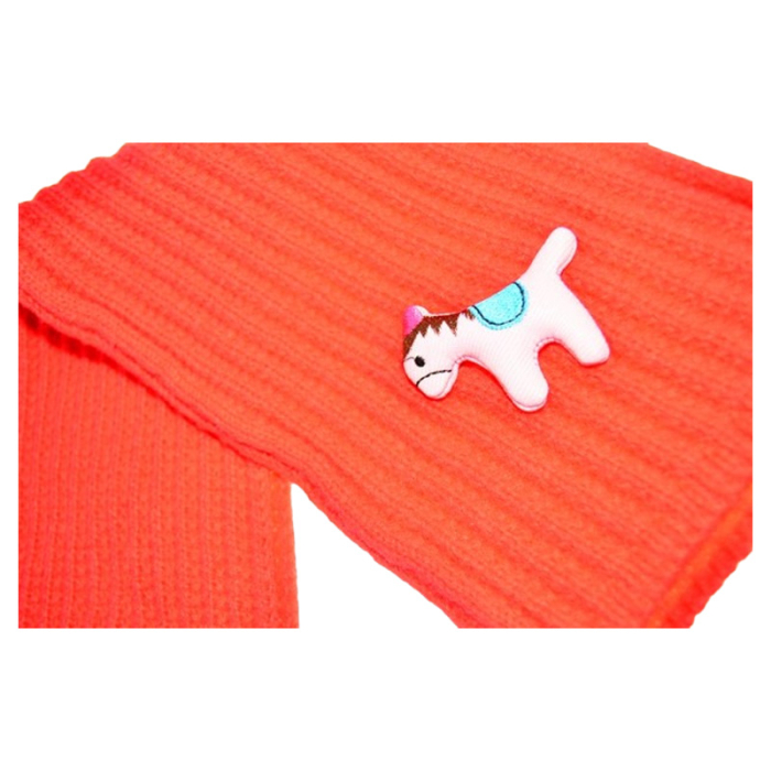 Fular pufos, pentru fete, Mini Junior F1711R7, Rosu [2]