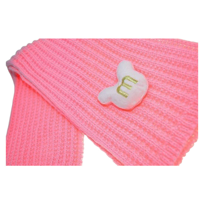 Fular pufos, pentru fete, Mini Junior F1711R8, Roz [2]