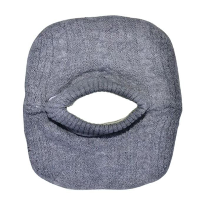 Fular tip guler, captusit cu fleece, pentru copii, NOVITI FLR3010G-104, Gri [1]