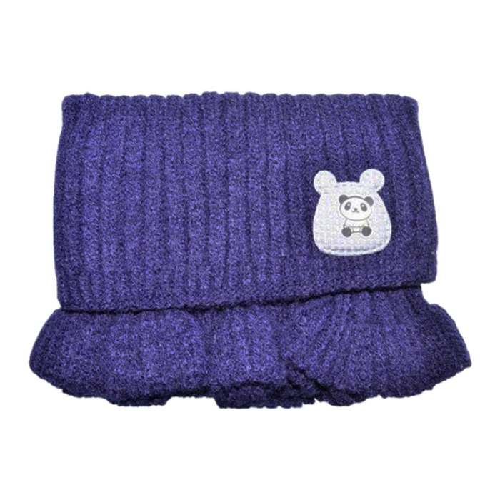 Fular tip guler, pentru baieti, Mini Junior G1711B-1, Bleumarin [1]