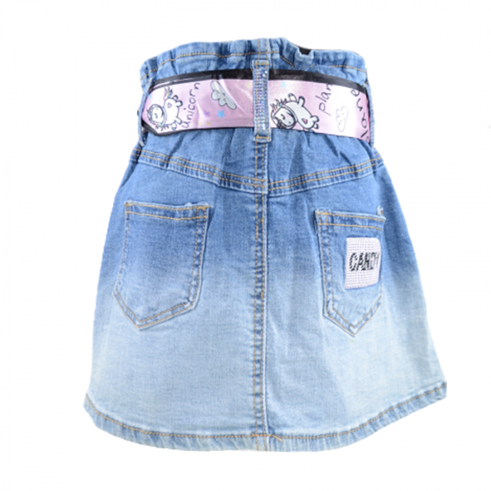 Fusta de blugi pentru fete Happy House PPS-497-152, Albastru [2]