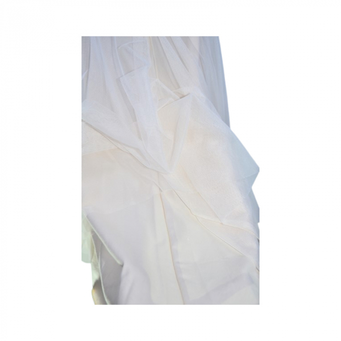 Fusta eleganta din tulle pentru fete, Atut 1256C, Crem [3]