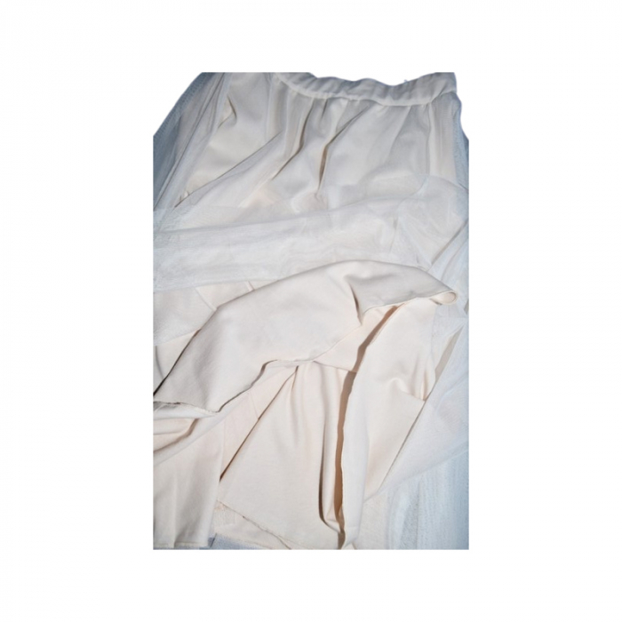 Fusta eleganta din tulle pentru fete, Atut 1256C, Crem [4]