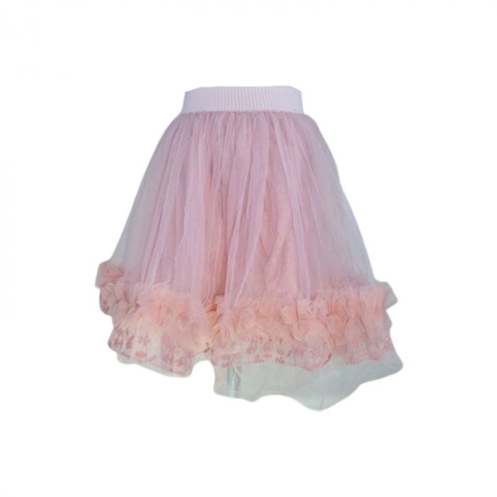 Fusta eleganta din tulle, pentru fete, Mini Junior, F2006R, Roz [2]