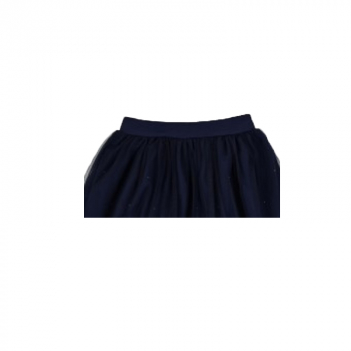 Fusta eleganta pentru fete Atut A-7125-128-cm, Bleumarin [2]