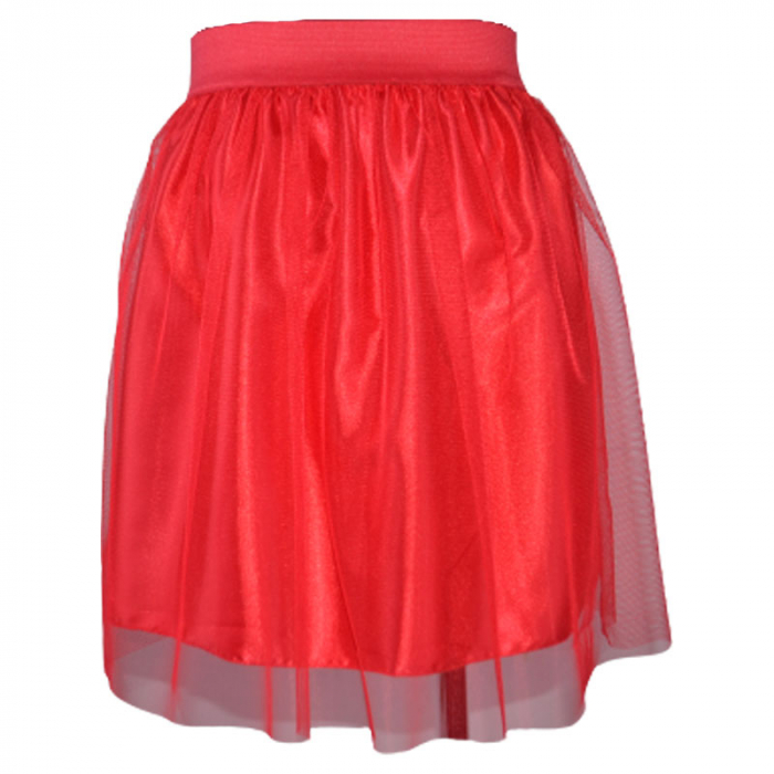 Fusta eleganta cu tulle pentru fete Basta 101123-5, Rosu [2]