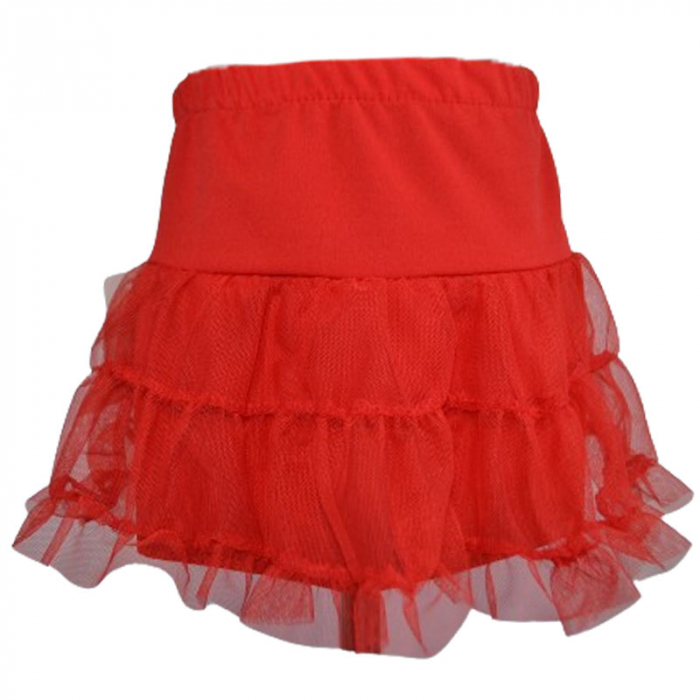 Fusta eleganta pentru fete New Collection F91223, Rosu [2]
