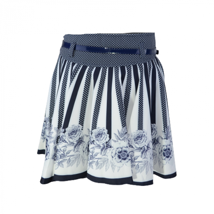Fusta eleganta pentru fete Mini Junior 2930-1, Negru [2]