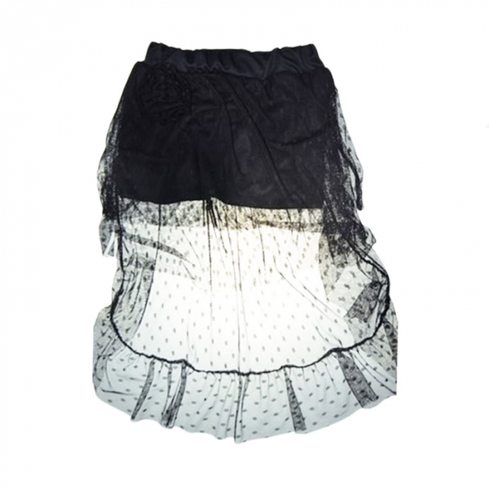 Fusta eleganta pentru fete MiniJunior MJ-01, Negru [1]