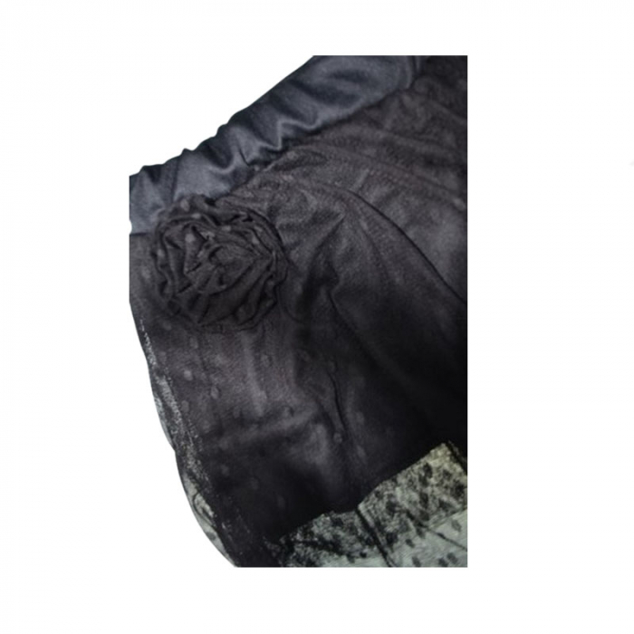 Fusta eleganta pentru fete MiniJunior MJ-01, Negru [2]