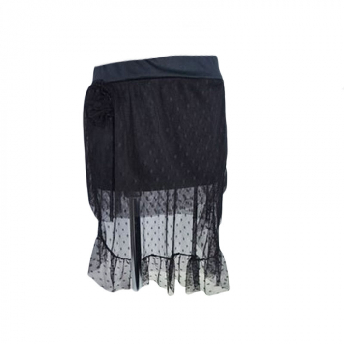 Fusta eleganta pentru fete MiniJunior MJ-01, Negru [3]