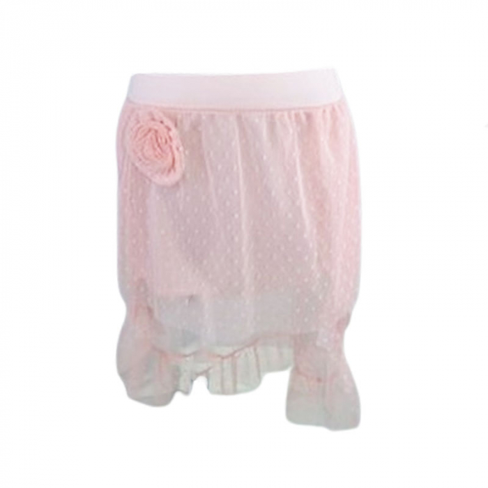 Fusta eleganta pentru fete MiniJunior MJ-02, Roz [1]