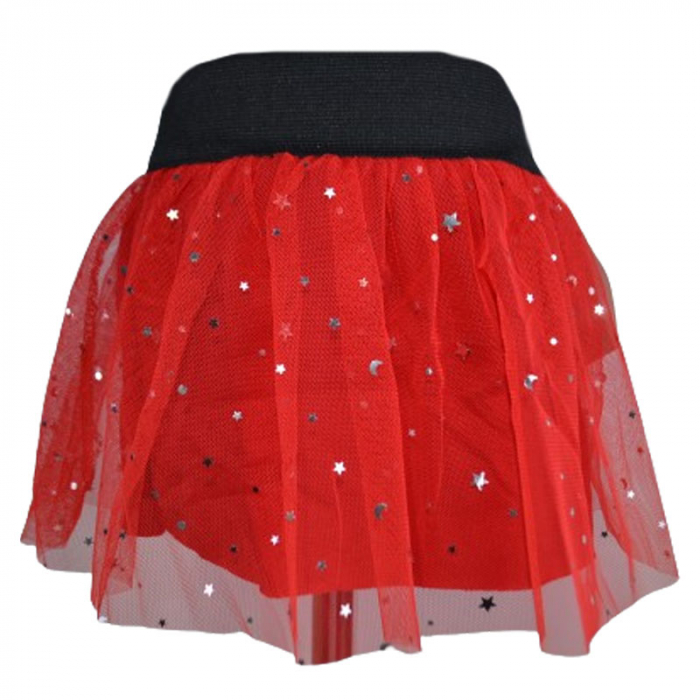 Fusta eleganta din tulle pentru fete New Collection FF91223, Rosu [2]