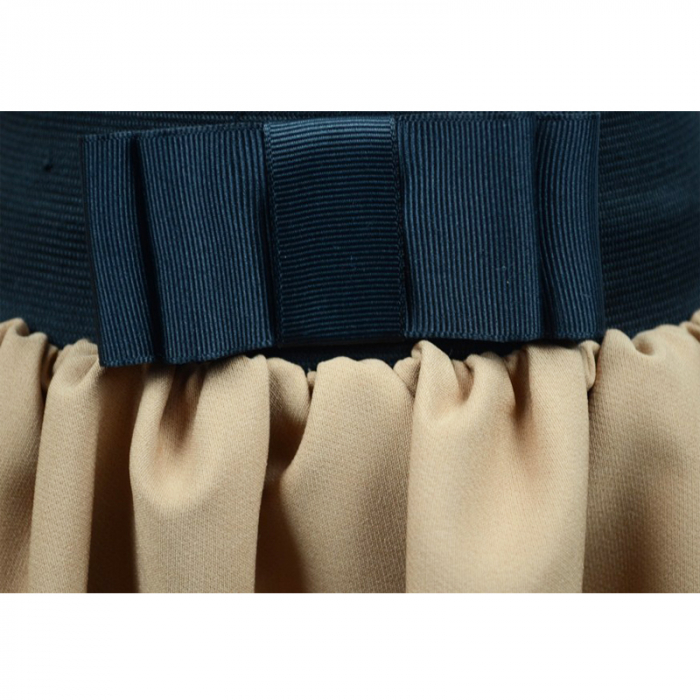 Fusta eleganta pentru fete Mini Junior SN-13-110-cm, Bej [3]