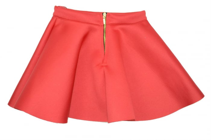 Fusta eleganta pentru fete OEM FTF60-128-cm, Rosu [2]
