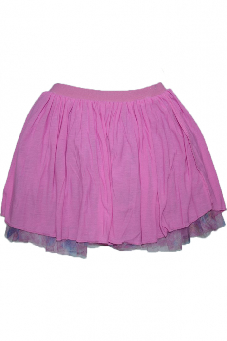 Fusta eleganta pentru fete Sun City DHQ1161-M-110-cm, Roz [2]