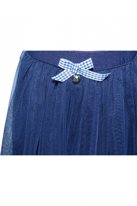 Fusta eleganta pentru fete Viwa VW02-110-cm, Bleumarin [4]