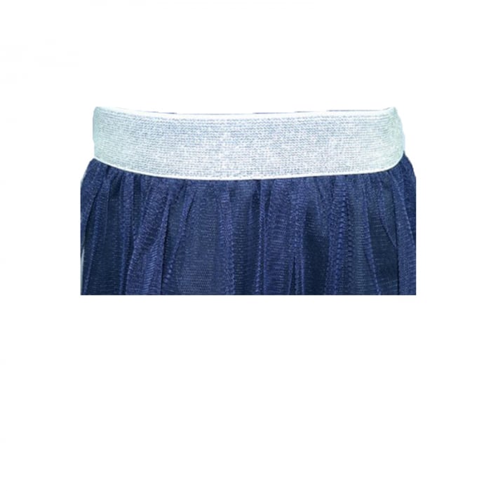 Fusta eleganta pentru fete Wendee OK17227-0B-92-cm, Bleumarin [2]