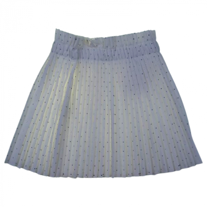 Fusta plisata pentru fete, Mini Junior, F7926, Crem [4]