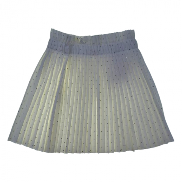 Fusta plisata pentru fete, Mini Junior, F7926, Crem [1]