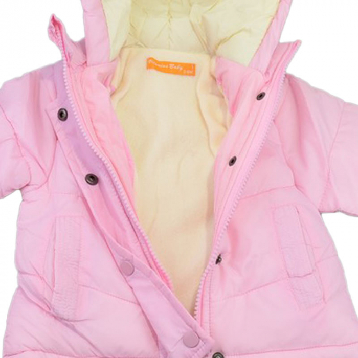 Geaca captusita pentru fete Vitamin Baby MSZ-033-62, Roz [3]