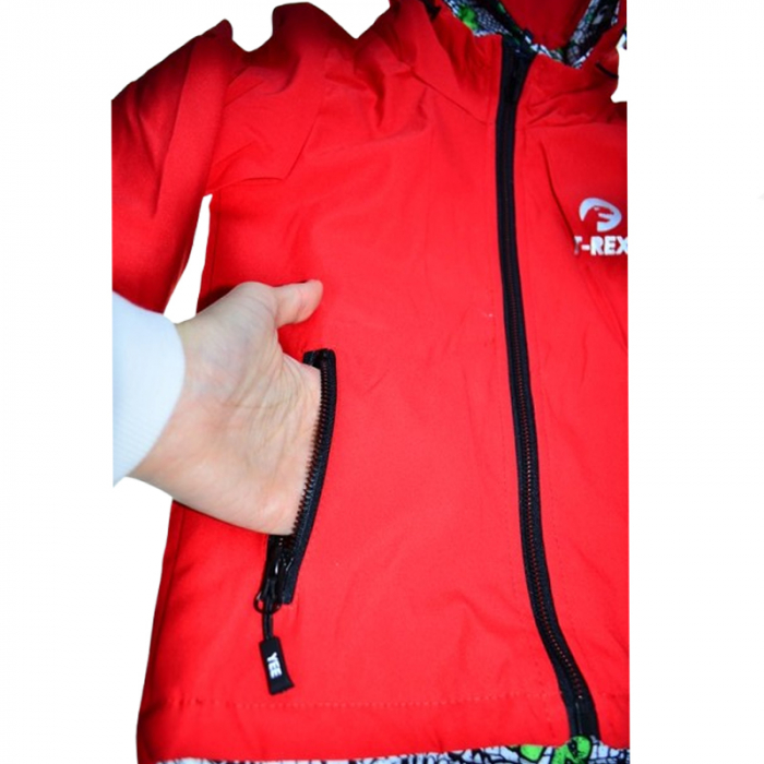 Geaca cu doua fete pentru baieti Happy House HB-9053-R, Rosu [2]