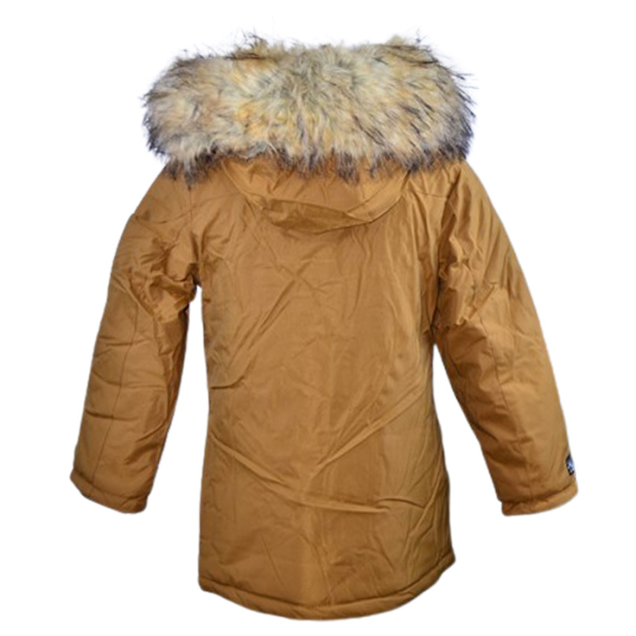 Geaca imblanita, cu gluga, pentru baieti, Happy House KK1129-8, Maro [6]