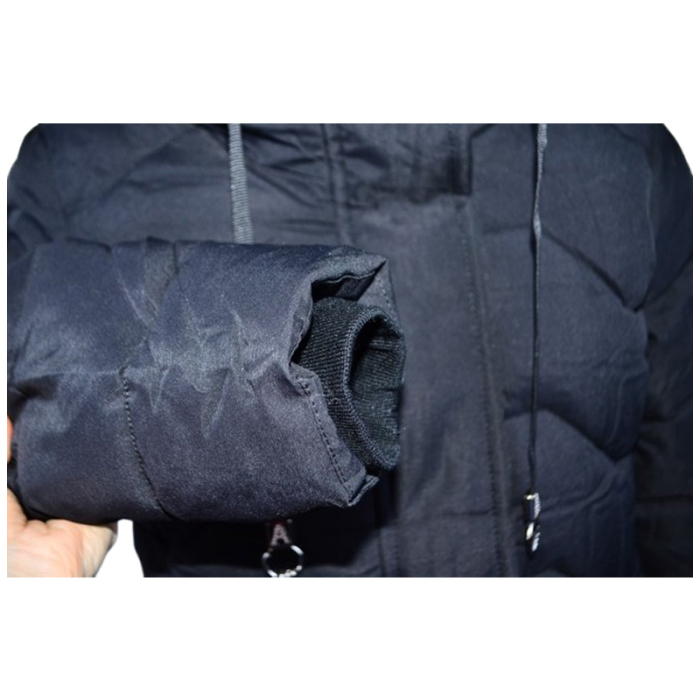 Geaca imblanita, cu gluga, pentru baieti, Happy House KK2340-8, Negru [5]