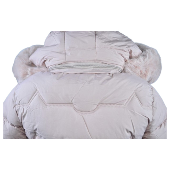 Geaca imblanita, cu gluga, pentru fete, Happy House KK2306-6, Roz [6]