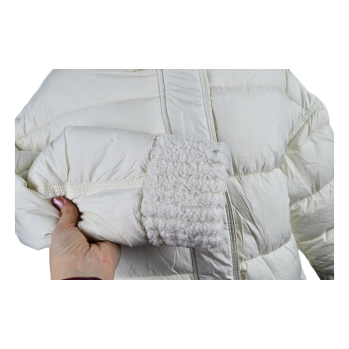 Geaca cu gluga, pentru fete, Happy House KK2357-8, Alb [4]