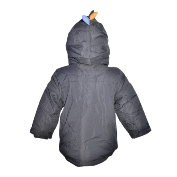 Geaca imblanita, cu jucarie, pentru baieti, Happy House KK1134-1, Negru [4]