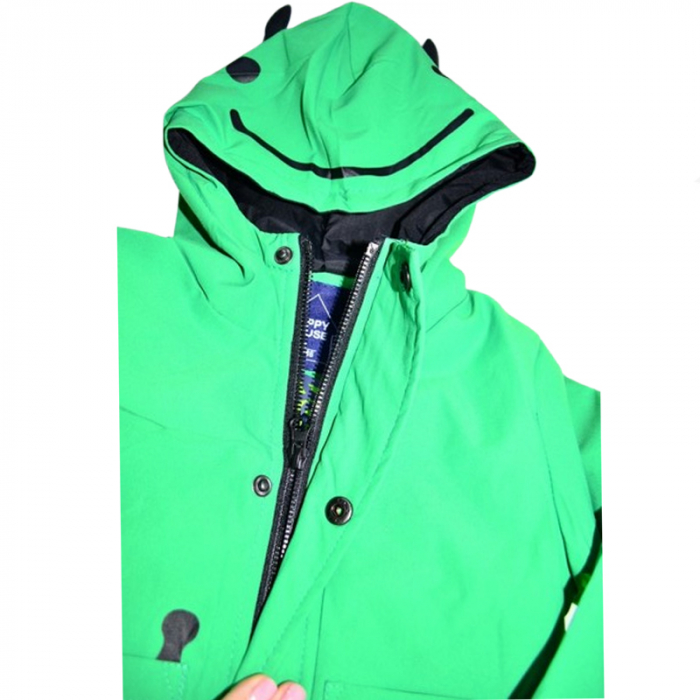 Geaca impermeabila pentru baieti Happy House HB-9016-V, Verde [4]