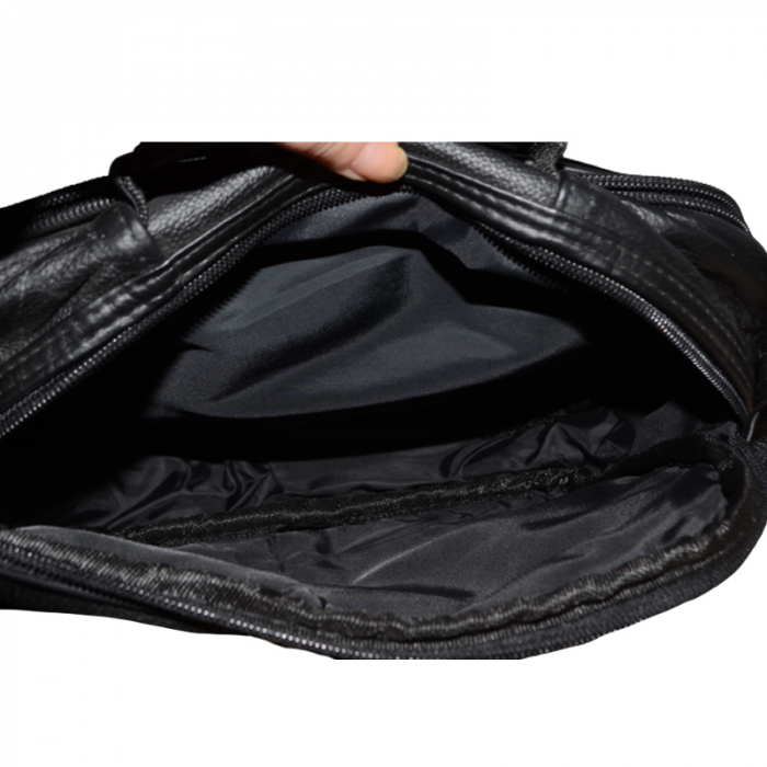 Geanta 27 x 22 x 9 cm pentru barbati Mini Junior GMJ-8, Negru [3]