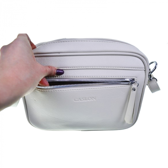 Geanta dama casual Caslon RS-C3, Crem [5]