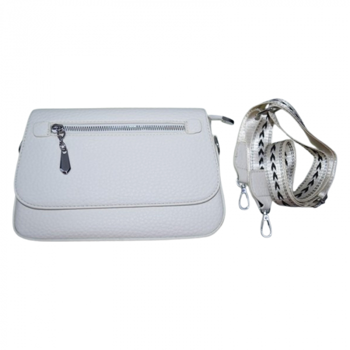 Geanta dama casual, Caslon XS1005W, Alb [2]