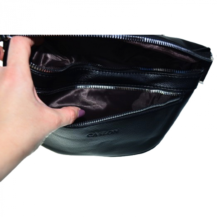 Geanta dama tip borseta Caslon RS-C7, Negru [6]