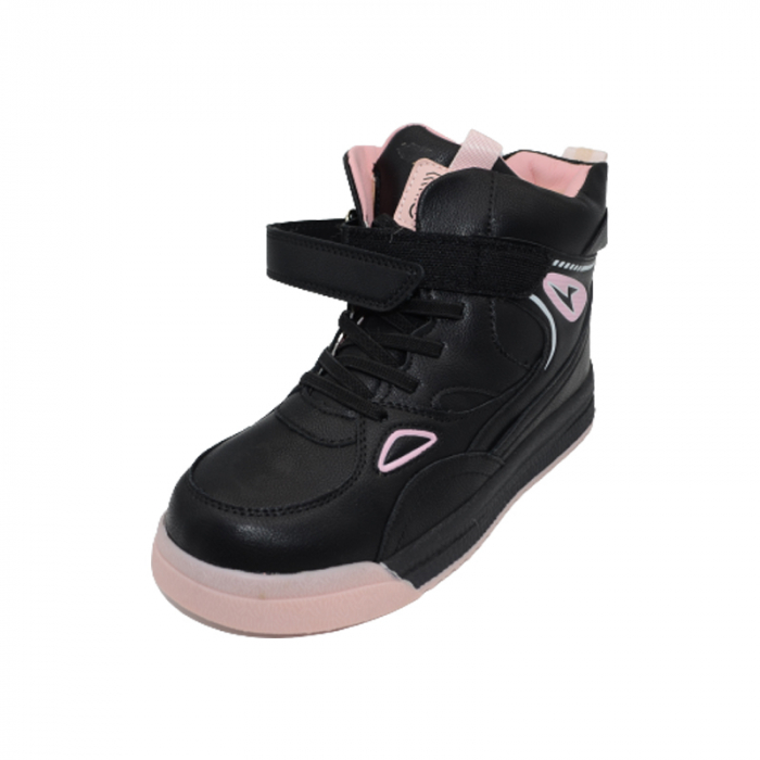 Ghete imblanite pentru fete Bessky B2135-4C, Negru [4]