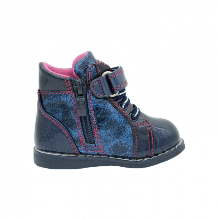 Ghete captusite pentru fete BI&KI C-B39-37-D-22, Bleumarin [4]