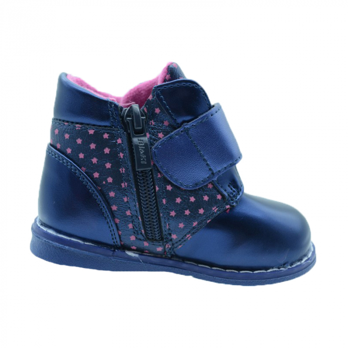 Ghete pentru fete BIKI C-B39-38-D-19, Bleumarin [2]