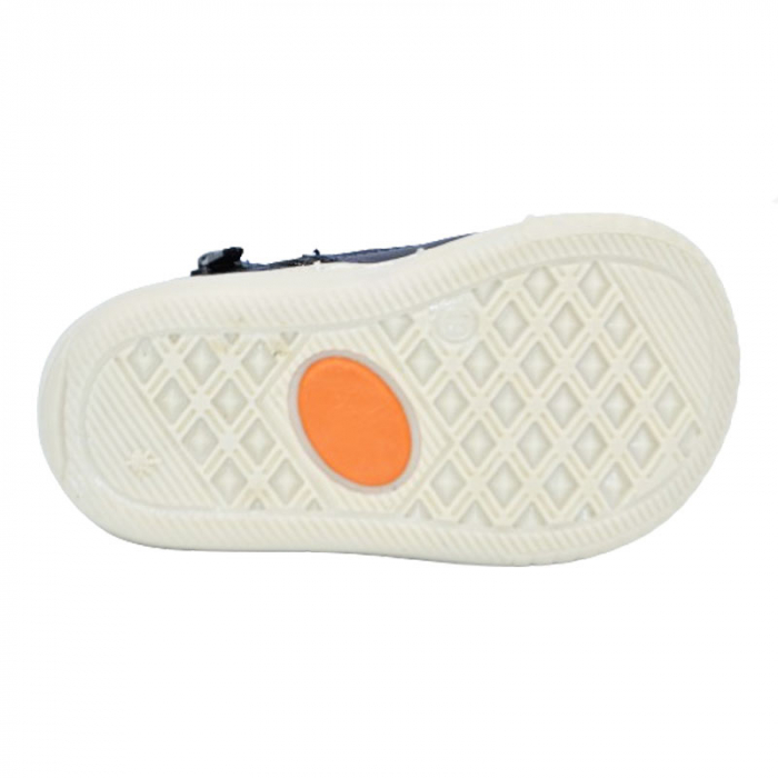 Ghete din piele naturala pentru baieti Small Foot PFSF-07, Bleumarin [3]