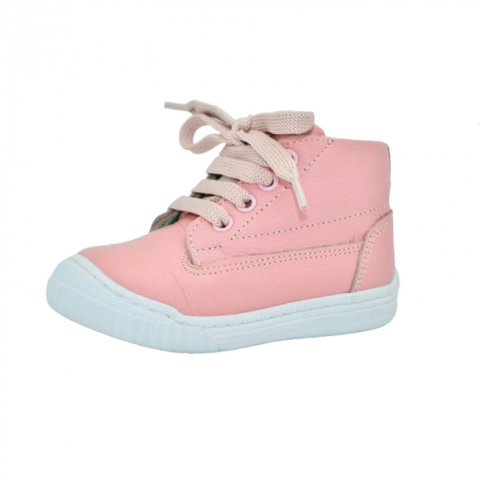 Ghete din piele naturala pentru fete Small Foot PFSF-06, Roz [1]