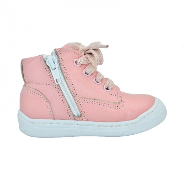 Ghete din piele naturala pentru fete Small Foot PFSF-06, Roz [2]