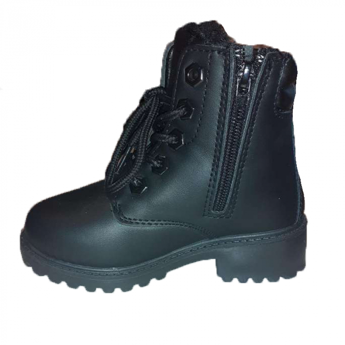 Ghete imblanite pentru baieti MRS NH-1N, Negru [2]