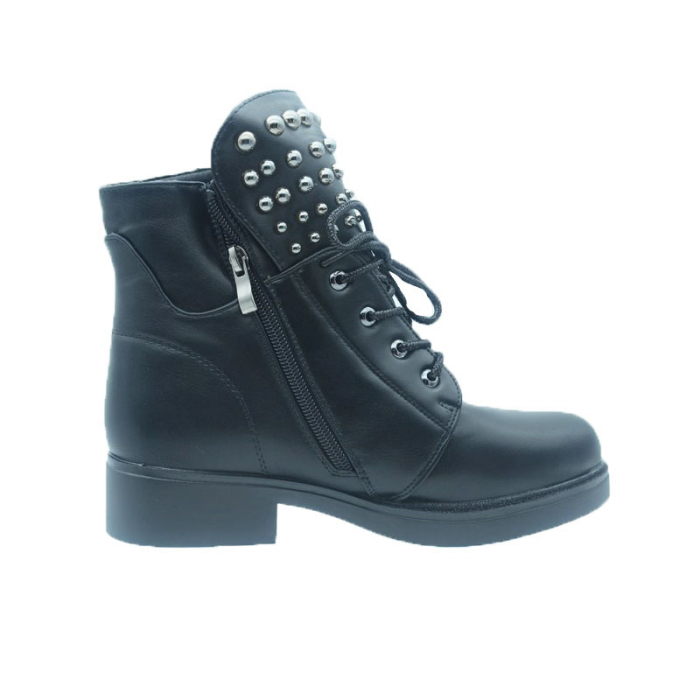 Ghete imblanite pentru fete Bessky B9128-1-32, Negru [3]