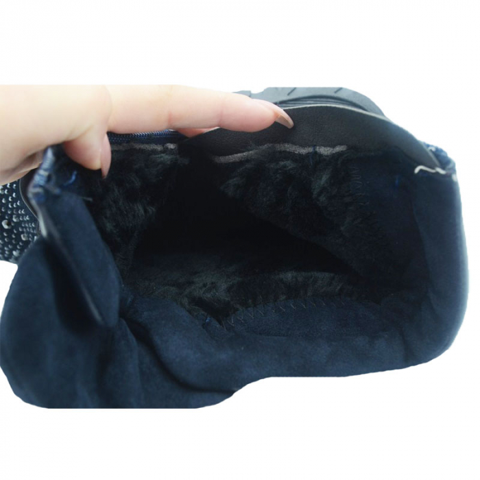 Ghete imblanite pentru fete Bessky B9158-6-33, Bleumarin [5]