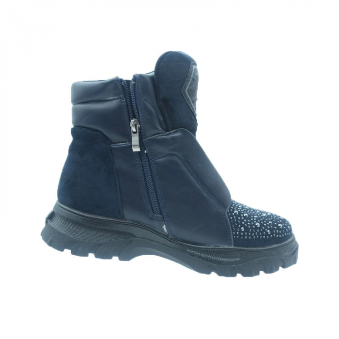 Ghete imblanite pentru fete Bessky B9158-6-33, Bleumarin [3]